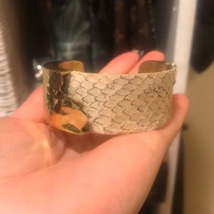 Off white python Dallas cuff